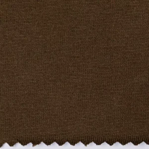 T-shirt Fabric – single jersey 100% cotton knitted fabric -Brown